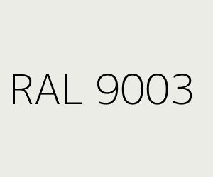 Renk RAL 9003 SIGNAL WHITE