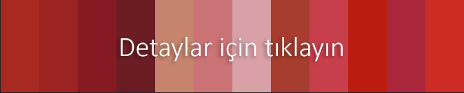 RAL Plastics P1 renkleri (kırmızı tonları)